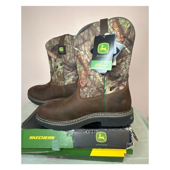 Skechers x John Deere Rowood Moss Burrow 256021 Men\'s Waterproof Work Boot 10.5 main image 13